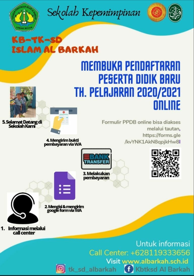 PENDAFTARAN ONLINE KB-TK-SD ISLAM AL BARKAH